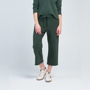 Frank & Eileen Catherine 24” Triple Fleece Sweatpants Wide Leg Size S Evergreen